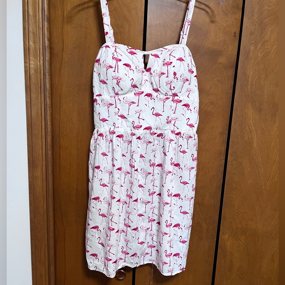 NWT Flamingo Cocktail Mini Dress - As U Wish - Tropical Summer Vacation